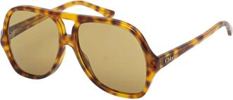 Chlo&eacute; Dames, Accessoires, Bruin, Maat: 58 MM