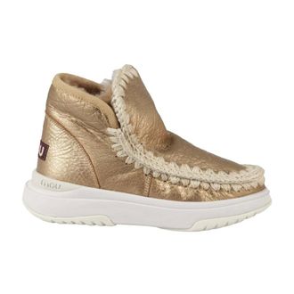 Mou Schoenen, Dames, Geel, 37 EU, Leer, Gezellige Arctische Joggerbroek