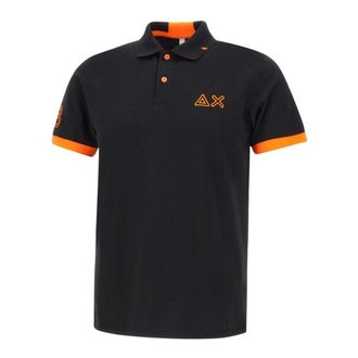 Sun 68 Polo Logo Fluo - Tops - Hombre - Negro - M