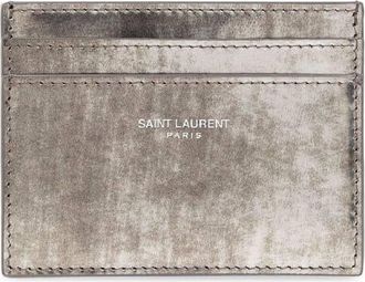 Saint Laurent Logo Detailed Card Holder