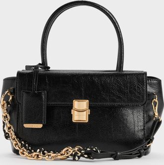 Charles & Keith Acelynn Rope-Chain Tote Bag
