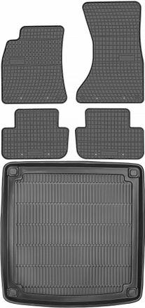 OEM Juego De Alfombrillas De Goma Para Coche Y Maletero Para Audi A4 B8 Avant/kombi De 2007 A 2015