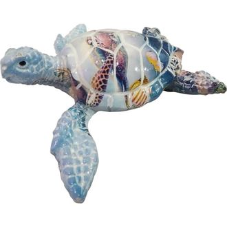 Beachcombers Small Resin Turtle Oceans Figure Figurine in Blue at Nordstrom