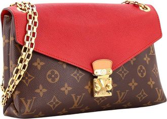 Louis Vuitton Red Monogram Canvas Pallas Chain (Authentic Pre-Loved)