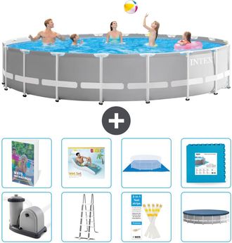 Intex Piscina Prism Frame Redonda - 610x132 Cm - 9-piezas S651