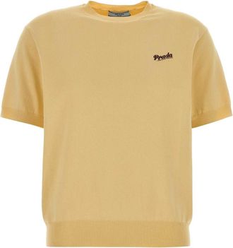 Prada Yellow Knit T Shirt
