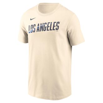 Nike Los Angeles Dodgers City Connect 2-Hit Nike Mens MLB T-Shirt in Brown | N19915ALD-APT