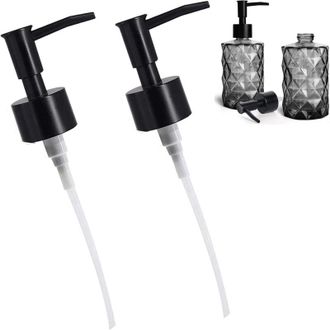 OEM Set Di 2 Testine Di Ricambio Per Dispenser Rotondo, Testina Per Dispenser Di Sapone, Pompa Di Ricambio Per Dispenser Di Detersivo Per Piatti/senza Bpa