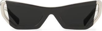 Lanvin Nova Sunglasses in Black/silver at Nordstrom