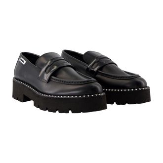 Carel Womens Marion Loafer Black Calfskin