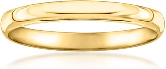 RS Pure by Ross-Simons 14kt Yellow Gold Polished Ring