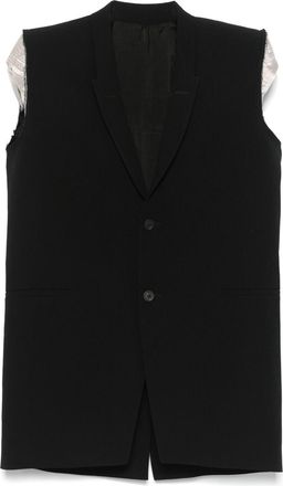 Rick Owens Gilet sartoriale Dirt - Nero
