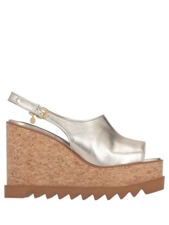 Stella McCartney Silver Solid Collection Wedges
