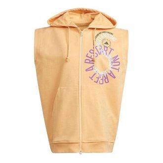 adidas by Stella McCartney Sleeveless Hoodie Asia Sizing Tan IB5902