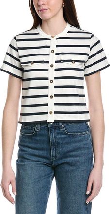 Frame Denim The Jersey Striped Top