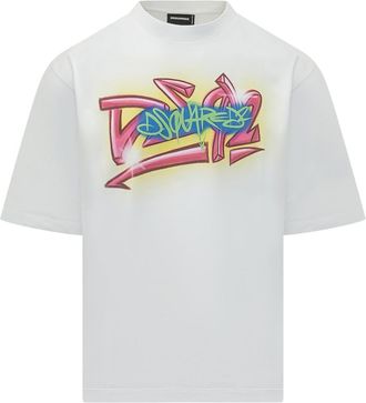 Dsquared2 White Logo T-Shirt