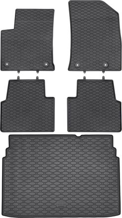 OEM Juego De Alfombrillas De Goma Para Coche Y Maletero Para Opel Crossland / Crossland X Crossover A Partir De Junio De 2017