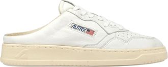 Autry Womens Medalist Mule Sneakers In Napa Leather White