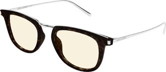 Saint Laurent Yellow Square Ladies Sunglasses SL 753 004 50