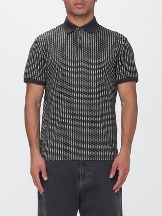 Emporio Armani Polo in jersey stampato