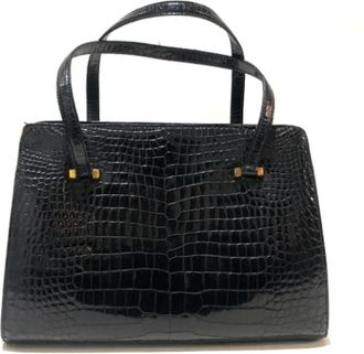 Herm&egrave;s Pre-owned Fabric handbags - Dames - Vintage Handtas - Zwart - ONE Size - Vintage