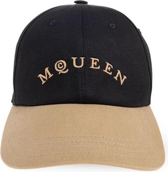 Alexander McQueen Baseball cap - Heren - Petten - Zwart - M - Katoen - Accessoires