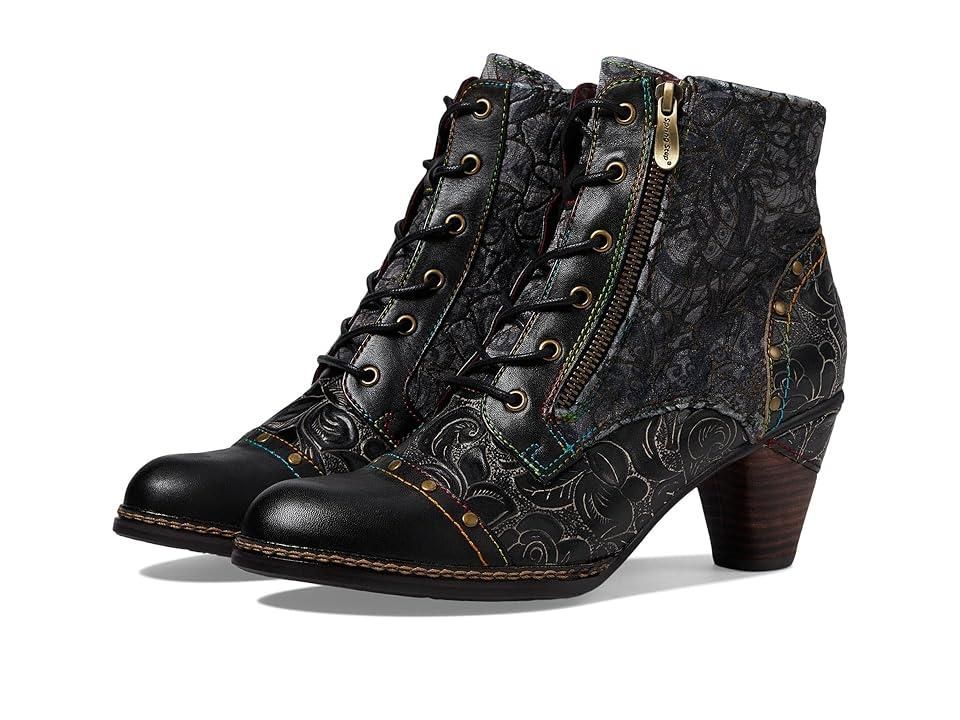 ロングブーツ OFF WHITE Black Leather Spring Ankle Boots Boots - Ankle boots - Silent D