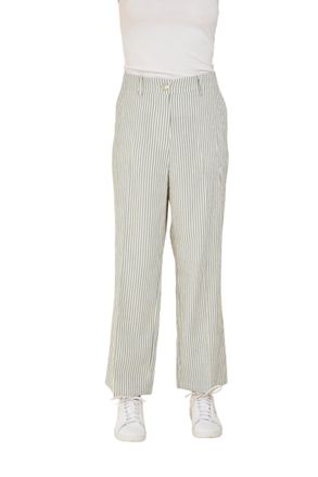 Dolce Cabo Seersucker Pant In Blue/white