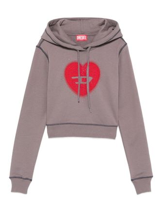 Diesel hart katoenen hoodie
