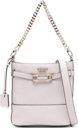 Guess Co Silvye bucket bag - women - Cotton/Polyurethane/Polyester - One Size - Grey
