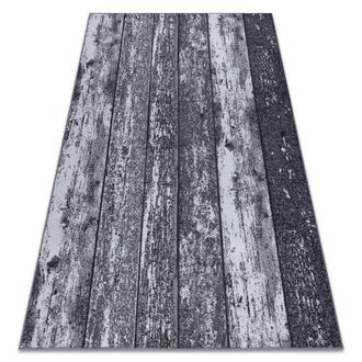 RugsX RugsX Anti-Slip Wall-To-Wall Rug in Grey | Size: 100 cm x 600 cm