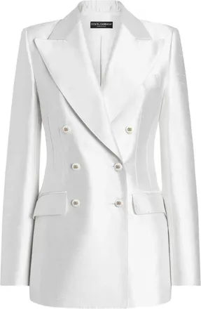 Dolce & Gabbana Stretch Silk Blazer