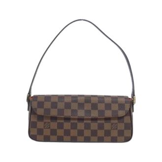 Louis Vuitton Pre-owned Damier Shoulder Bag - Dames - Pre-owned - Bruin - Maat: ONE Size