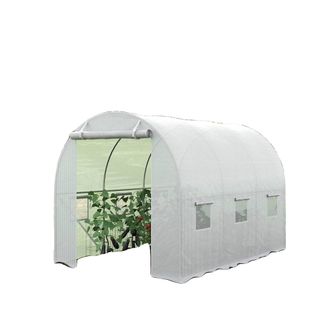 OEM Cubierta Para Invernadero, Impermeable, 6 Ventanas, Negra