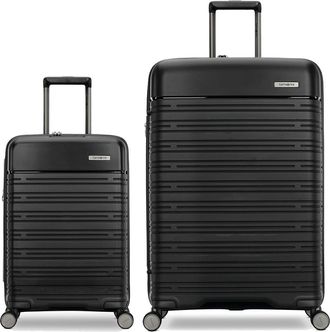 Samsonite Elevation Plus Global Carry On & Large Spinner 2-Piece Set in Triple Black at Nordstrom