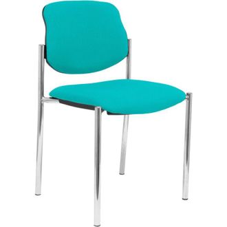 Piqueras y Crespo Silla Fija Styl Bali Turquesa Chasis Cromo