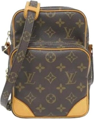 Louis Vuitton Pre-owned Cross Body Bags, female, Brown, Size: ONE SIZE Pre-owned Vintage Monogram Shoulder Bag