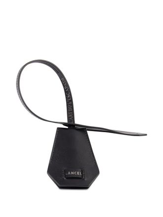 Lancel Escapade keyring - women - Grained Leather/Metal (Other) - One Size - Black