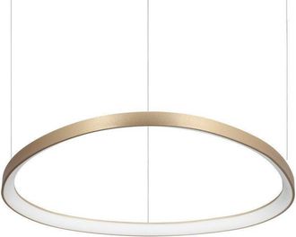 Netlighting Gemini LED Decorative Integrated Pendant Light Brass 3000K