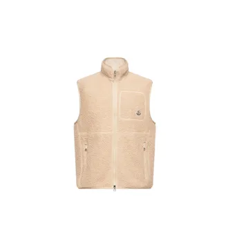 Moncler Moncler Knit Vest, Men, Beige, Size: 3xl