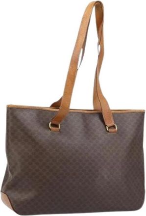 Celine Pre-owned Vintage Tote Bag - Dames - Vintage Shopper - Bruin - ONE Size - Leer - Vintage