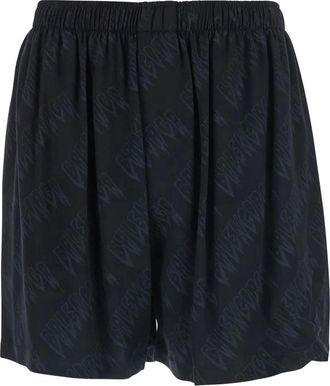Balenciaga Logo-print Track Shorts