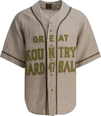KAPITAL Camicia con applicazioni - Toni neutri