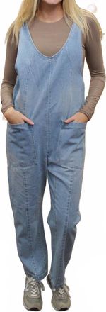 Wishlist Ollie Overalls In Light Wash
