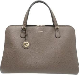 Gucci Pre-owned Handbags, female, Brown, Size: ONE SIZE Pre-owned Vintage Handbag