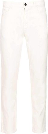 Ermenegildo Zegna Roccia Trousers In Linen And Cotton