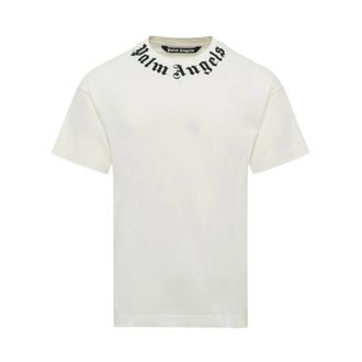 Palm Angels Heren, Tops, Wit, Maat: XL