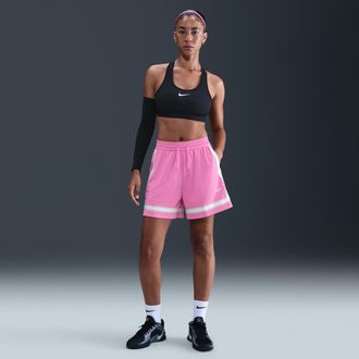 Nike Womens Crossover Dri-FIT 5 Basketball Shorts in Pink | FV8505-675
