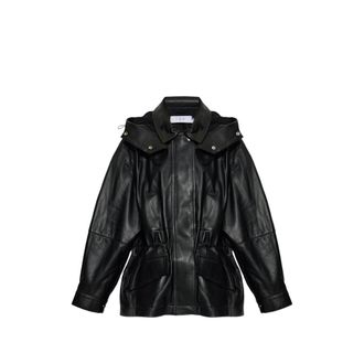 Iro Groove Drawstring Leather Jacket