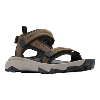 Columbia Peakfreak Rush Leren Heren Sandalen in Cordovan/Pebble